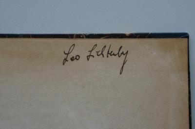 08 029289 : Rabbi Nathans System der Ethik und Moral. Zum erstenmale übersetzt und mit Anmerkungen versehen (1905);- (Lichtenberg, Leo), Von Hand: Autogramm; 'Leo Lichtenberg'. 