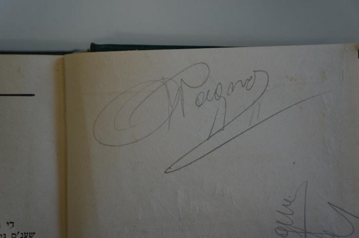 95 059461 : די גרויסע וועלט דראמא (1910);- (Wagner, J.), Von Hand: Autogramm; 'J. Wagner'. 