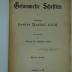 96 017373c : Gesammelte Schriften von Rabbiner Samson Raphael Hirsch, Bd. 3 (1906)