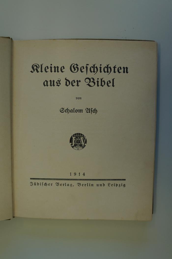97 044258 : Kleine Geschichten aus der Bibel (1914)
