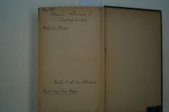 - (ben Elieser, Josef;Strauss S., Edgardo), Von Hand: Ortsangabe, Name, Datum; 'Mayo 1949
Edgardo Strauss S.
Santiago de Chile
Josef ben Elieser'. 