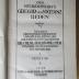 BO 1160 B582-1,59+3 : Des heiligen Bischofs Gregor von Nazianz Reden; Bd. 1 (1928)