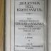 BO 1160 B582-1,59+3 : Des heiligen Bischofs Gregor von Nazianz Reden; Bd. 1 (1928)