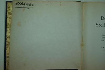 - (Kohn, Albert), Von Hand: Name, Autogramm; 'Albert Kohn'. 