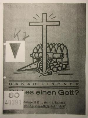 18/80/40391 : Gibt es einen Gott? (1927)