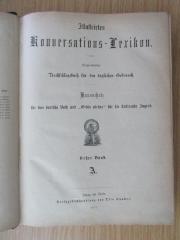 AE 11870-1 : Illustrirtes Konversations-Lexikon : Vergleichendes  Nachschlagewerk für den täglichen Gebrauch ; Hausschatz für das deutsche Volk und "Orbis pictus" für die studirende Jugend (1870)