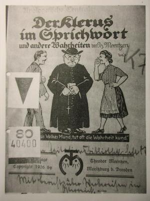 18/80/40400 : Der Klerus im Sprichwort (1926)