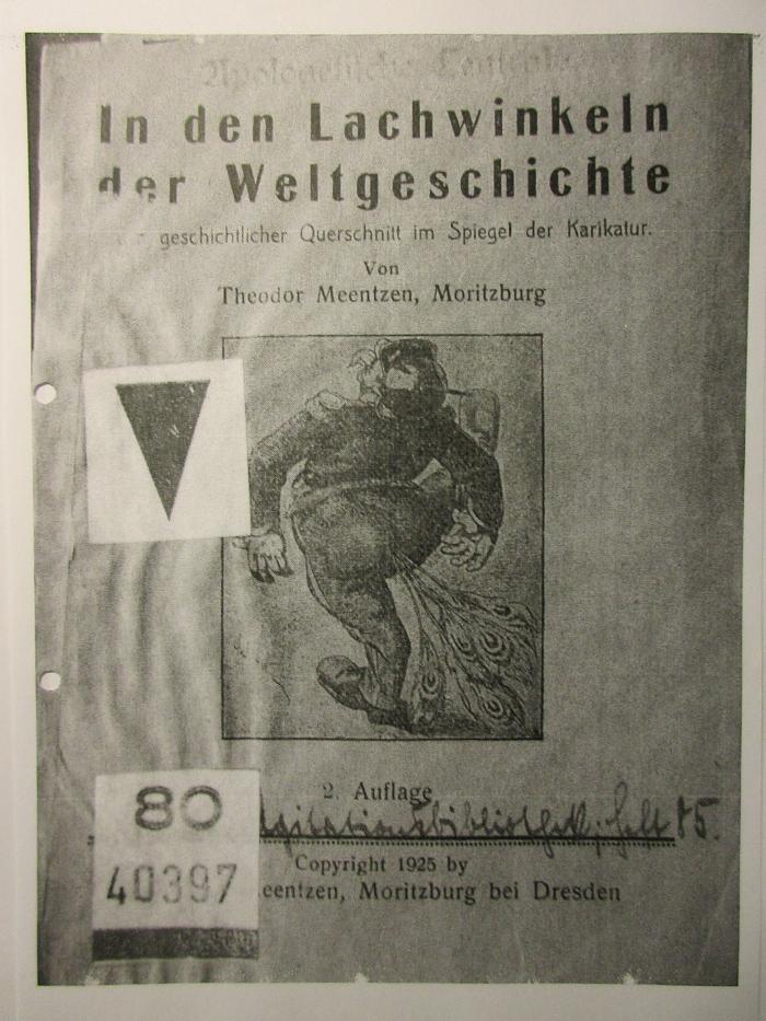 18/80/40397 : In den Lachwinkel der Weltgeschichte (1925)
