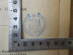 - (Biblioth. F.F. P.P. Berolini), Stempel: Name, Wappen, Ortsangabe; 'Biblioth. F. F. P. P. Berolini'.  (Prototyp)