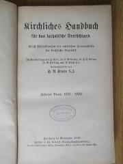 BA 4100-10. 1921/22 : Kirchliches Handbuch für das katholische Deutschland : Nebst Mitteilungen der amtlichen Zentralstelle für kirchliche Statistik, Bd. 10. 1921/22 (1922)