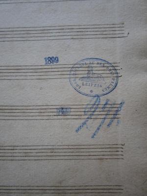  Kräftig und mild. Partitur B No 24 (o.J.);- (Loge Minerva zu den Drei Palmen in Leipzig), Von Hand: Signatur; '971'. 