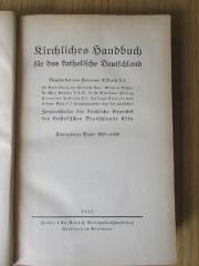 BA 4100-15.1927/28 : Kirchliches Handbuch für das katholische Deutschland : Nebst Mitteilungen der amtlichen Zentralstelle für kirchliche Statistik, Bd. 15. 1927/28 (1928)