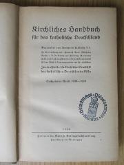 BA 4100-16.1928/29 : Kirchliches Handbuch für das katholische Deutschland : Nebst Mitteilungen der amtlichen Zentralstelle für kirchliche Statistik, Bd. 16. 1928/29 (1929)