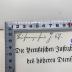 Ea18,1 (ausgesondert) : Die Preußischen Justizbeamten des höheren Dienstes (1930)