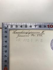 - (Königlich Preussisches Ober-Verwaltungsgericht), Von Hand: -; '[Beratungs]zimmer IV. Zimmer Nr. 239.'. 