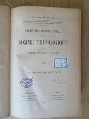 BN 2546 P376-21 : Commentaire francais littéral de la Somme théologique de Saint Thomas d'Aquin.  21: La résurrection  (1931)