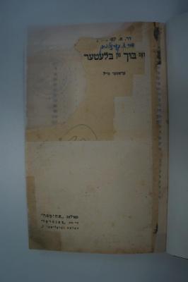 98 032872 : דאס בוך פון בלעטער (1928)