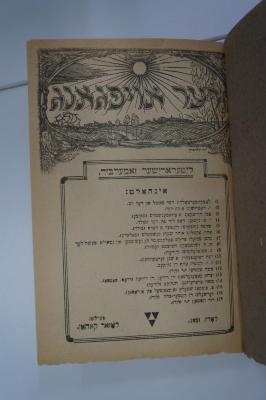 98 032815 : דער אויפגאנג : ליטערארישער זאמעלבוח (1921)