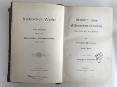 Phil2 g40 nie1 3 1900 ausges. : Menschliches, Allzumenschliches. Ein Buch für freie Geister. (1900)