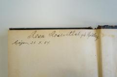 - (Rosenthal, Rosa), Von Hand: Autogramm, Ortsangabe, Datum; 'Rosa Rosenthal geb. Goldberg
Mayen, 21.5.04.'. 