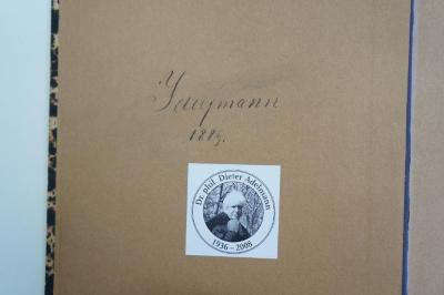 02A.002663 : Hebräische Unterrichtsbriefe : Nach bewährter Methode für den Selbstunterricht in Alt- u. Neuhebräisch (1889);- (Kaufmann), Von Hand: Autogramm, Datum; 'Kaufmann 1889'. 