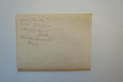 02A.009262 : Jahrbuch für jüdische Geschichte und Literatur (1901);- (Schramm, J.), Von Hand: Notiz; 'Diese Schreiben
[...] Geschichte
[...]
Schreibtischgarnitur
[...]'. 