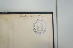 - (Rosenthal, Julius), Von Hand: Autogramm; 'Julius Rosenthal'. 