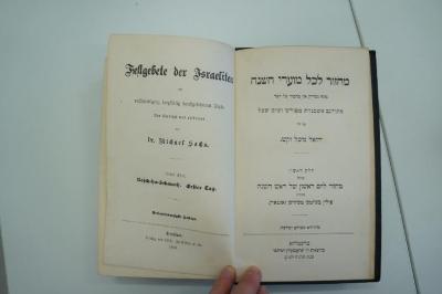 02A.002993 : מחזור לכל מועדי השנה כמנהג פולין בעהמען מעהרען ואונגארן = Festgebete der Israeliten mit vollständigem, sorgfältig durchgesehenem Texte (1898)