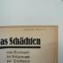 02A.010707 : Das Schächten vom Standpunkt der Religion und des Tierschutzes : eine gemeinverständliche Darstellung (1931)