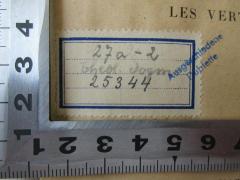 - (Biblioth. Provinc Argentor. C.SS.R.), Etikett: Signatur; '27a - 2
Theol. dogm.
25344'. 