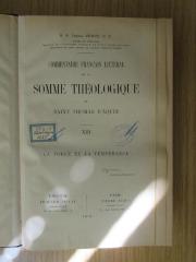 BN 2546 P376-13 : Commentaire francais littéral de la Somme théologique de Saint Thomas d'Aquin. 13: La force et la tempérance (1919)