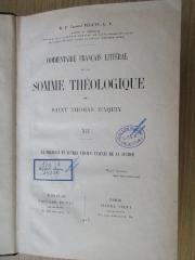 BN 2546 P376-12 : Commentaire francais littéral de la Somme théologique de Saint Thomas d'Aquin. 12: La religion et autres vertus annexes de la justice (1926)