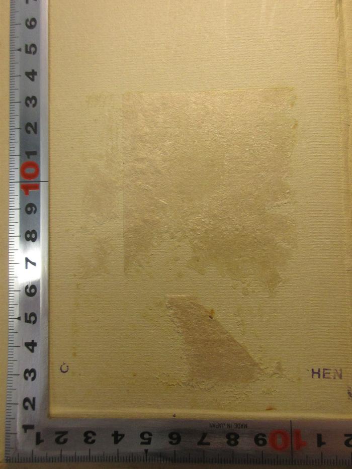 -, Stempel: -; 'O [?] HEN'