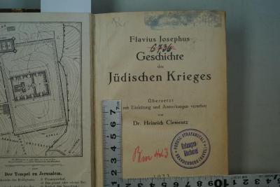 - (Preuss. Strafanstalt Brandenburg (Havel), Gefangenen-Bücherei), Stempel: Zeichen, Name, Ortsangabe; 'Preuss. Strafanstalt Brandenburg (Havel)
Gefangenen-Bücherei'.  (Prototyp)