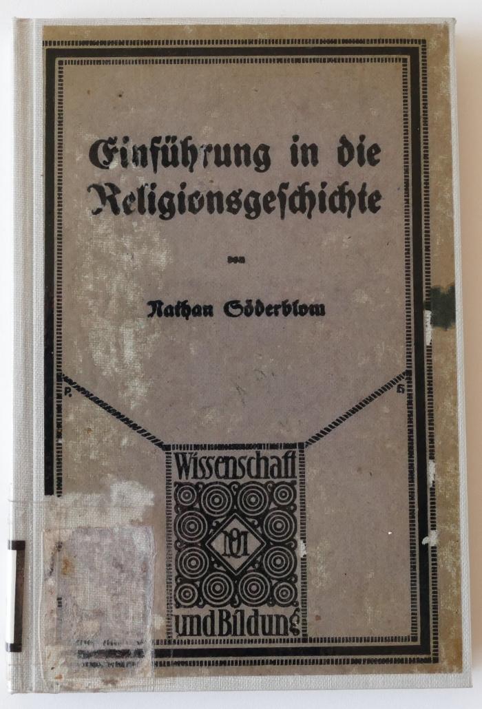 Q 4972 : Einführung in die Religionsgeschichte (1920)