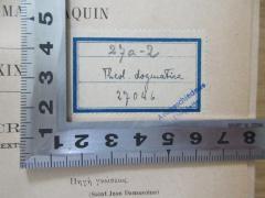 - (Biblioth. Provinc Argentor. C.SS.R.), Etikett: Signatur; '27a - 2
Theol. dogmatica
27046
'. 