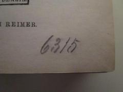- (Märkisches Museum Berlin), Von Hand: Signatur; '63/5'. 