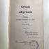 CI 1110 E94-1/2 : Gründe und Abgründe. Präludien zu einer Philosophie des Lebens. (1909)