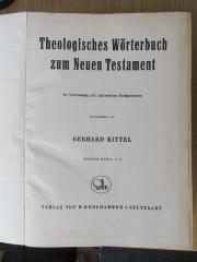 BC 1100 K62-4+2 : Theologisches Wörterbuch zum Neuen Testament, Bd. 4 (1942)