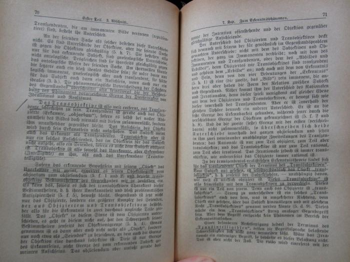 Hn 26: Grundzüge der Metaphysik der Erkenntnis (1921);- (unbekannt), Von Hand: Annotation. 