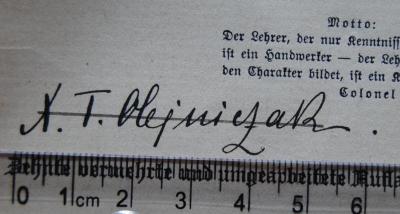 - (Olejniczak, A. T. [?]), Von Hand: Name; 'A. T. Olejniczak[?]'. 