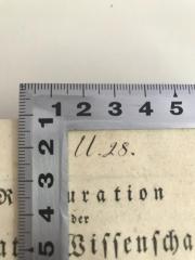 - (Große National-Mutterloge Zu den drei Weltkugeln), Von Hand: Signatur; 'U. 28.'. 