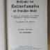 BO 6090 D486-1+3(ausgesondert) : Geschichte des Kulturkampfes im Deutschn Reiche : Im Auftrage des Zentralkomitees für die Generalversammlungen der Katholiken Deutschlands; Bd. 1: Die Vorgeschichte (1911)
