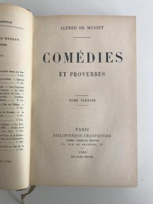  Comédies et proverbes (1906-1907)