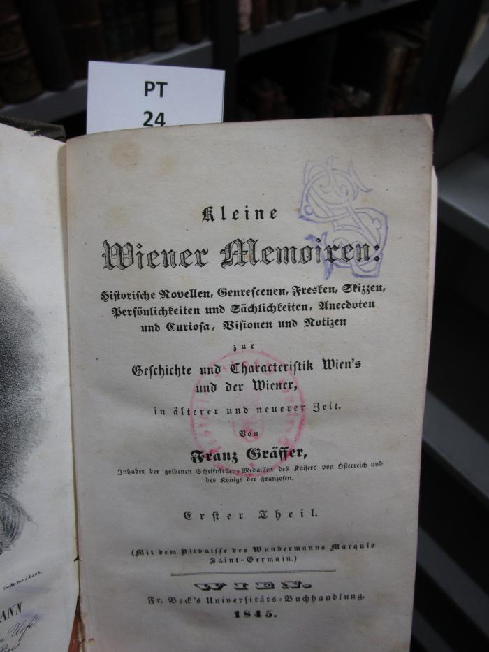  Kleine Wiener Memoiren (1845)
