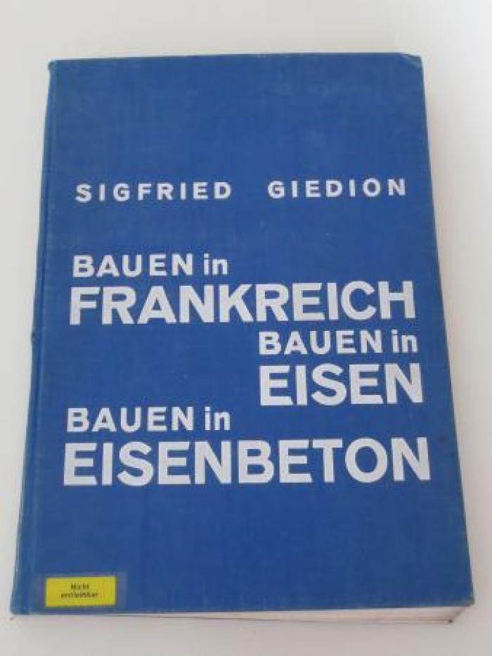Tc 17 2. Ex.: Bauen in Frankreich : Eisen : Eisenbeton ([1928])