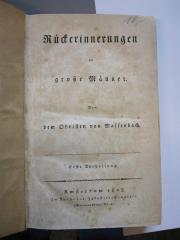 G 187 65: Rückerinnerungen an große Männer (1808)