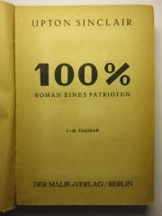 38/80/40799(8) : 100%
Roman eines Patrioten (1921)
