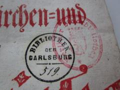 - (Bibliothek der Carlsburg), Von Hand: Nummer; '519'. 