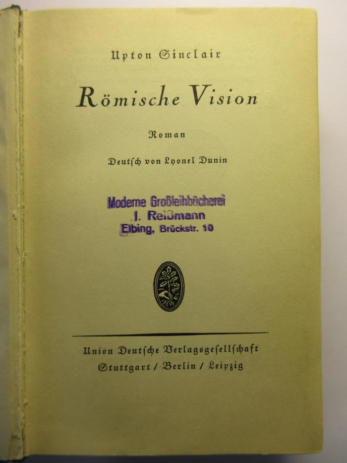 88/80/40254(8) : Römische Vision (1932)